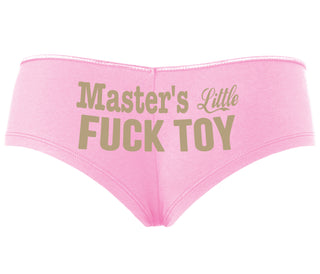 Master's Little Fuck Toy - Pink Boyshort