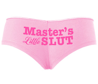 Master's Little Slut - Pink Boyshort