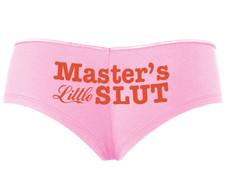 Master's Little Slut - Pink Boyshort