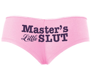 Master's Little Slut - Pink Boyshort