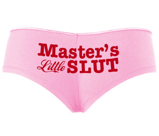 Master's Little Slut - Pink Boyshort