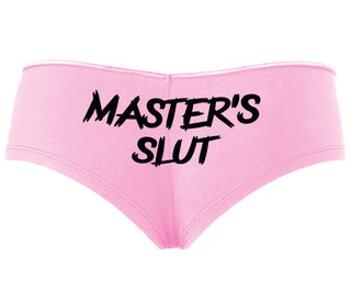 Master's Slut - Pink Boyshort