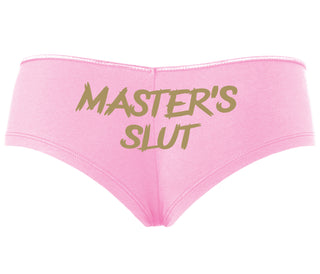 Master's Slut - Pink Boyshort
