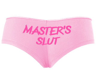 Master's Slut - Pink Boyshort