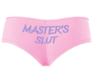 Master's Slut - Pink Boyshort