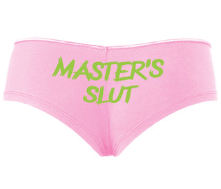 Master's Slut - Pink Boyshort