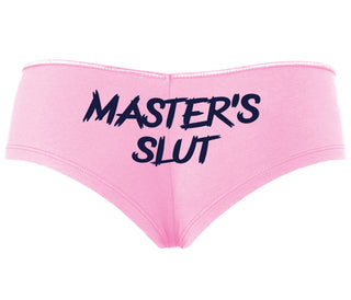 Master's Slut - Pink Boyshort