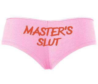 Master's Slut - Pink Boyshort