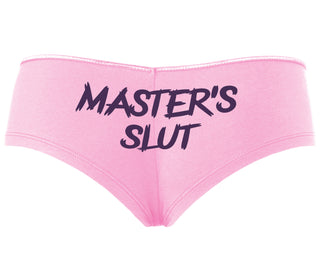 Master's Slut - Pink Boyshort