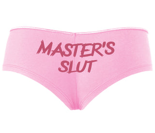 Master's Slut - Pink Boyshort
