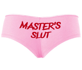 Master's Slut - Pink Boyshort