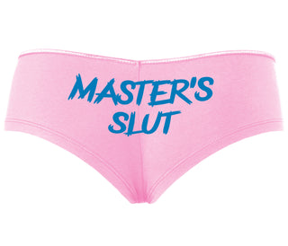 Master's Slut - Pink Boyshort