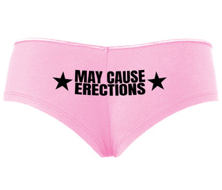 May Cause Erections - Pink Boyshort