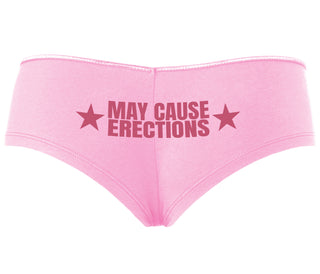 May Cause Erections - Pink Boyshort