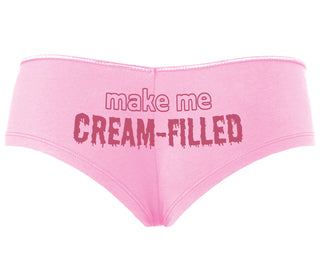 Make Me Cream Filled - Pink Boyshort