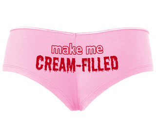 Make Me Cream Filled - Pink Boyshort