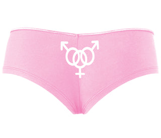 MMF Threesome - Pink Boyshort