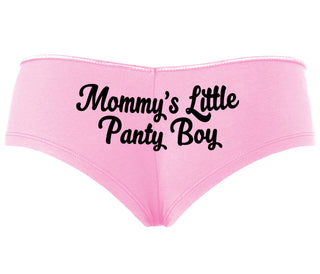 Mommy's Little Panty Boy - Pink Boyshort