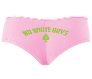 No White Boys - Queen Of Spades - Pink Boyshort