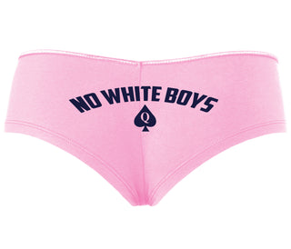 No White Boys - Queen Of Spades - Pink Boyshort