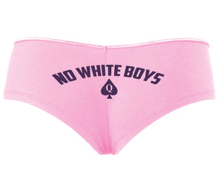 No White Boys - Queen Of Spades - Pink Boyshort