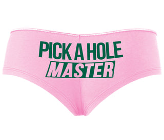 Pick A Hole Master - Pink Boyshort