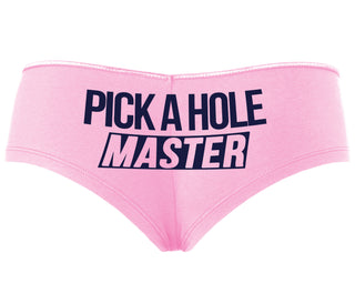 Pick A Hole Master - Pink Boyshort
