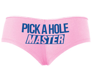 Pick A Hole Master - Pink Boyshort