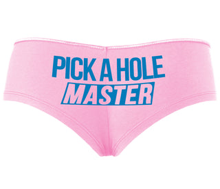 Pick A Hole Master - Pink Boyshort