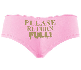 Please Return Full - Pink Boyshort