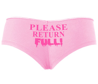 Please Return Full - Pink Boyshort