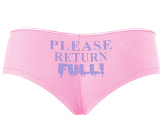 Please Return Full - Pink Boyshort