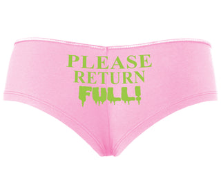 Please Return Full - Pink Boyshort