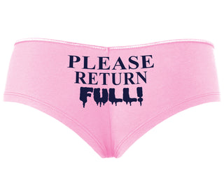 Please Return Full - Pink Boyshort