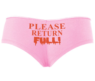 Please Return Full - Pink Boyshort