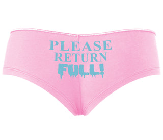 Please Return Full - Pink Boyshort
