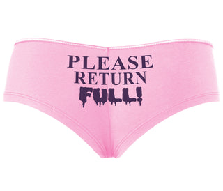 Please Return Full - Pink Boyshort