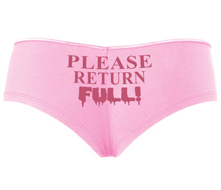 Please Return Full - Pink Boyshort