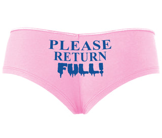 Please Return Full - Pink Boyshort