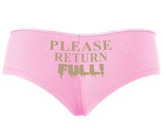 Please Return Full - Pink Boyshort