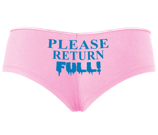 Please Return Full - Pink Boyshort