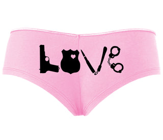 Police Love - Pink Boyshort