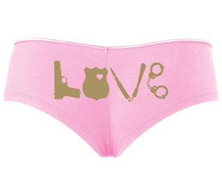 Police Love - Pink Boyshort