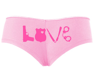 Police Love - Pink Boyshort