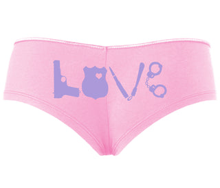 Police Love - Pink Boyshort