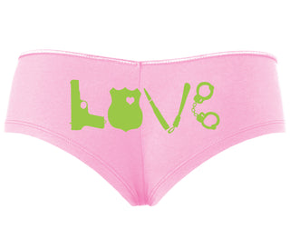 Police Love - Pink Boyshort