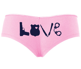 Police Love - Pink Boyshort