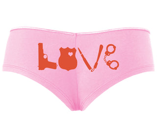Police Love - Pink Boyshort