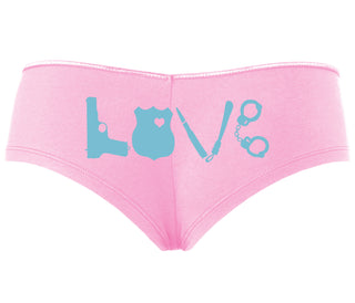 Police Love - Pink Boyshort
