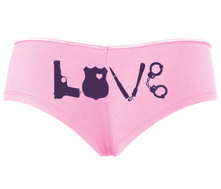 Police Love - Pink Boyshort